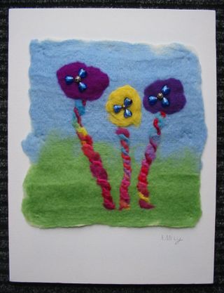 Finished Felt Picture