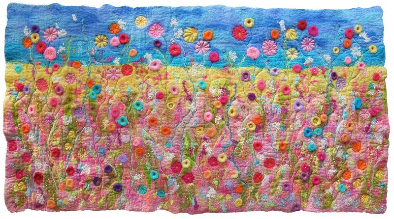 Handmade Felt Meadow