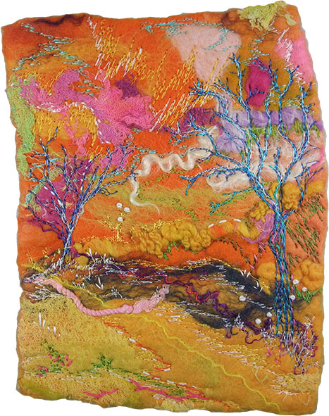 Felt and Stitch Winter Hillside