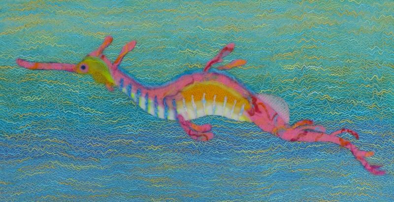 Wool Felt Sea Dragon