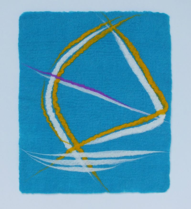 Abstract representation windsurfer
