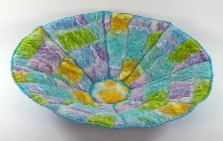 3D felt and stitch bowl small image1677a