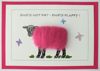 Ewe's not fat - ewe's fluffy!