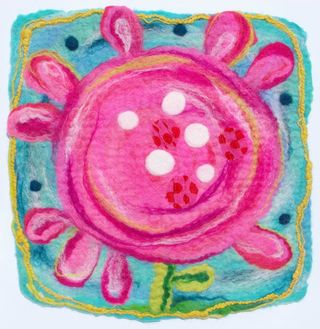 Big_Pink_Wet_Felted_Flower