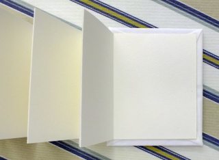 Paper concertina joined to cover Paper concertina joined to cover