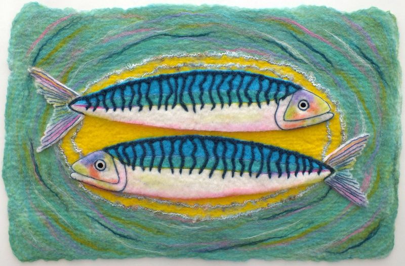 Felted fish  - small image