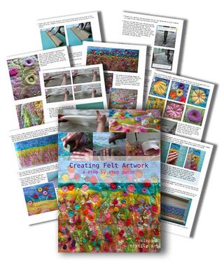 Creating Felt Artwork Sample Pages