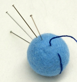 Marking with pins Marking with pins