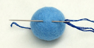 Making the first stitch