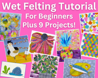 Learn how to make wet felt giveaway