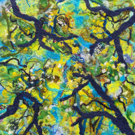 Wet Felted Tree Canopy Picture