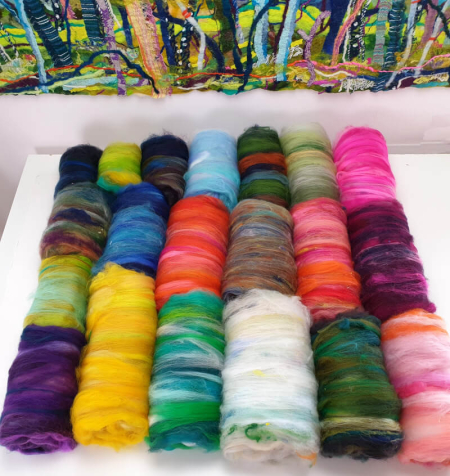 Carded_Fibre_Batts_Rolled Carded_Fibre_Batts_Rolled