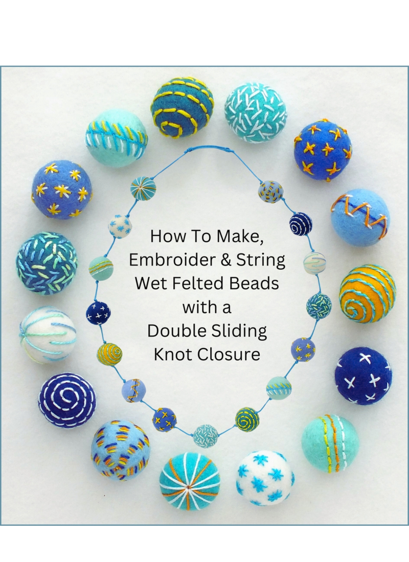 Etsy - Make Embroider and String Felt Beads