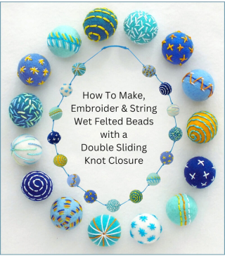 Etsy - Make Embroider and String Felt Beads