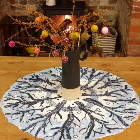 Winter-Trees-On-Table-Felt-Balls