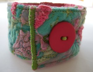 Green Felt Cuff